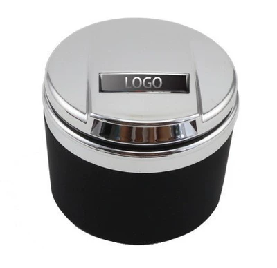 Car ashtray ashtray 4s car universal - matte-silver