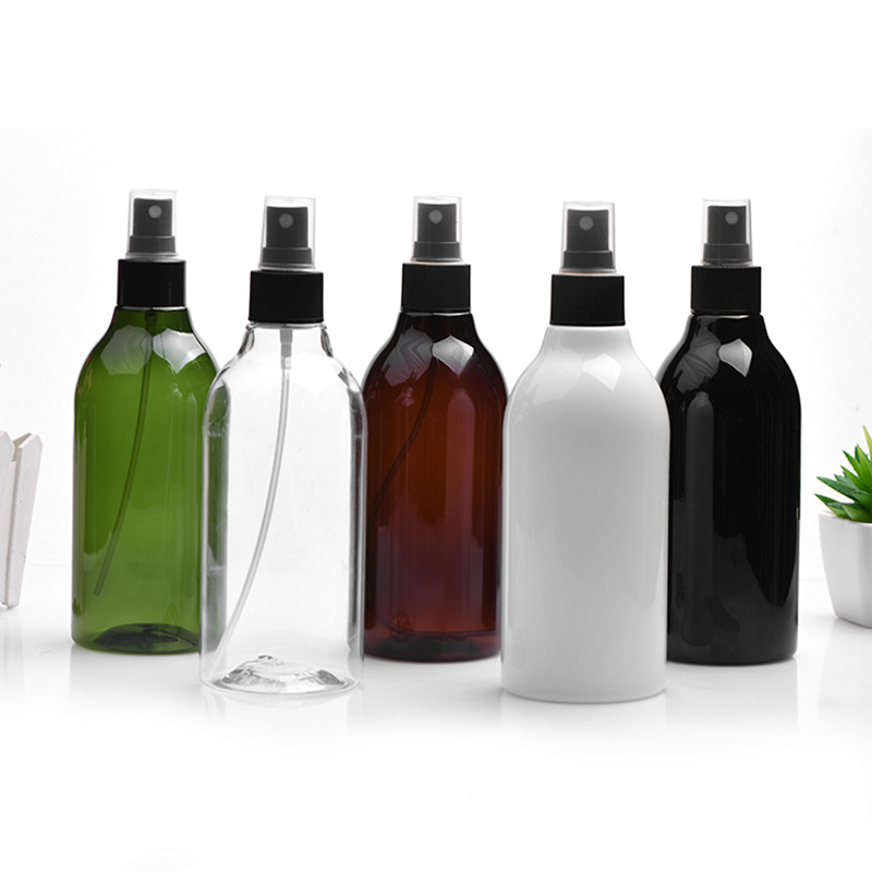 300ml长颈喷雾瓶按压式喷瓶细雾包装瓶PET塑料瓶爽肤水分装瓶