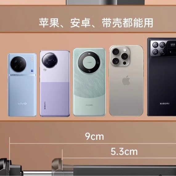 アルミ合金旅行ユニバーサル携帯電話ホルダーポータブル携帯電話レイジーホルダー出張折りたたみマジック調節可能なクリップ|undefined