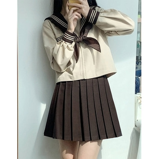 [Pine fruit] original jk sailor suit genuine solid color middle suit 2022 new suit women's basic style