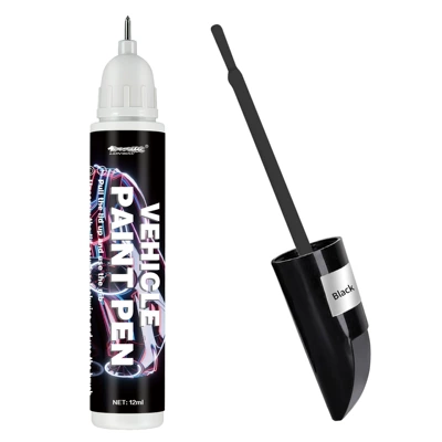 Cross-Border Exclusive Supply of Car Paint Avtomobil boya qələmləri - 12ml-universal-black-matte-black