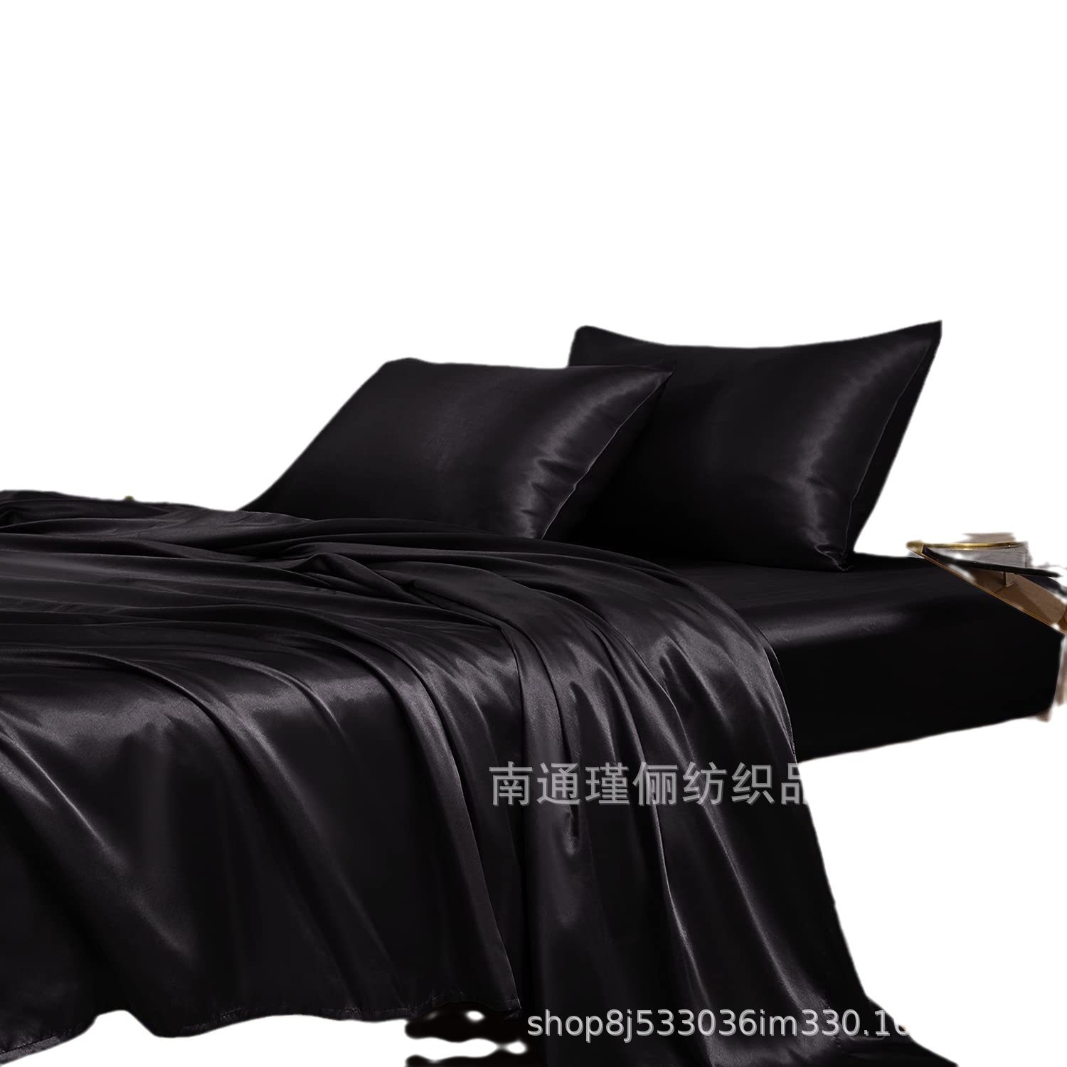 Comercio exterior de tres piezas de cuatro piezas de color sólido cama de cama de cama de cama de almohada cubierta fabricantes de ropa de cama al por mayor TFQK