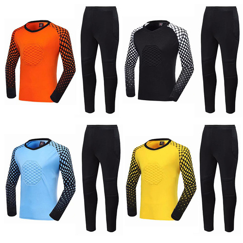 Children's Soccer Goalkeeper Uniform Set Goalkeeping Jersey Soccer Jersey Goalkeeper Jersey Soccer Training Jersey T-shirt
