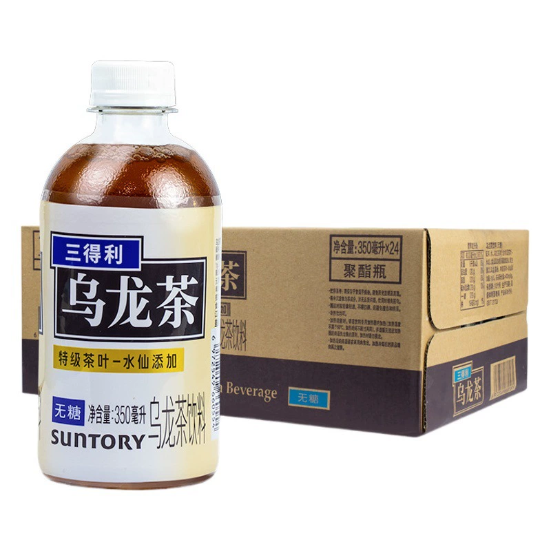 SUNTORY чайный напиток Улун без сахара 350 мл * 24 бутылки целой коробки маленький чай улун