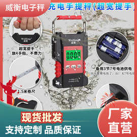 威衡50公斤钓鱼秤 不锈钢材质 防水抗摔 渔具配套优质电子秤
