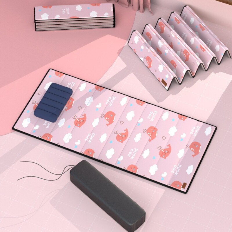 School kindergarten student folding mat children sleeping mat outdoor moisture-proof picnic mat office lunch break floor mat