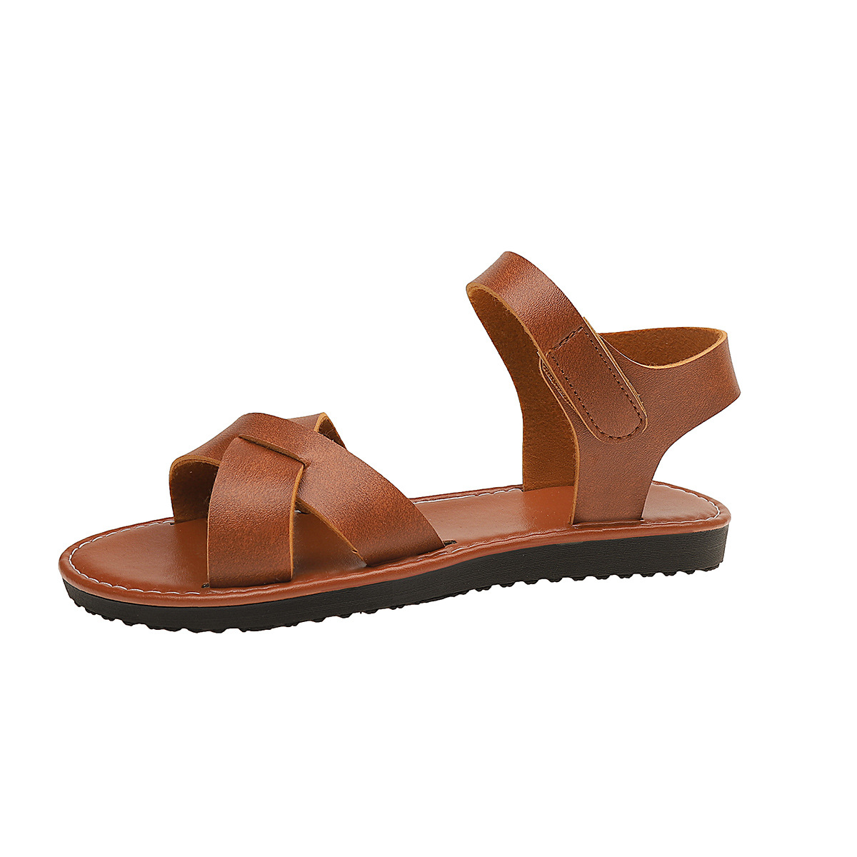 Women's plus Size Strappy Beach Sandals Open Toe Summer New Style Shoes_vogvips.com
