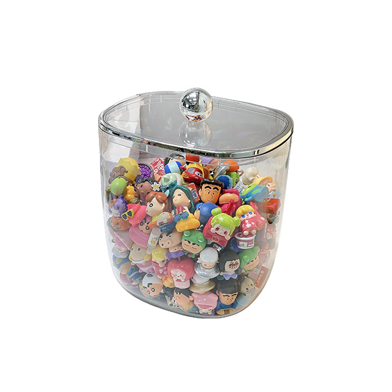 萌え粒収納缶かわいい高颜値ミニ手作りブラインドボックスデスクトップ装飾装飾品透明防塵展示ボックス|undefined