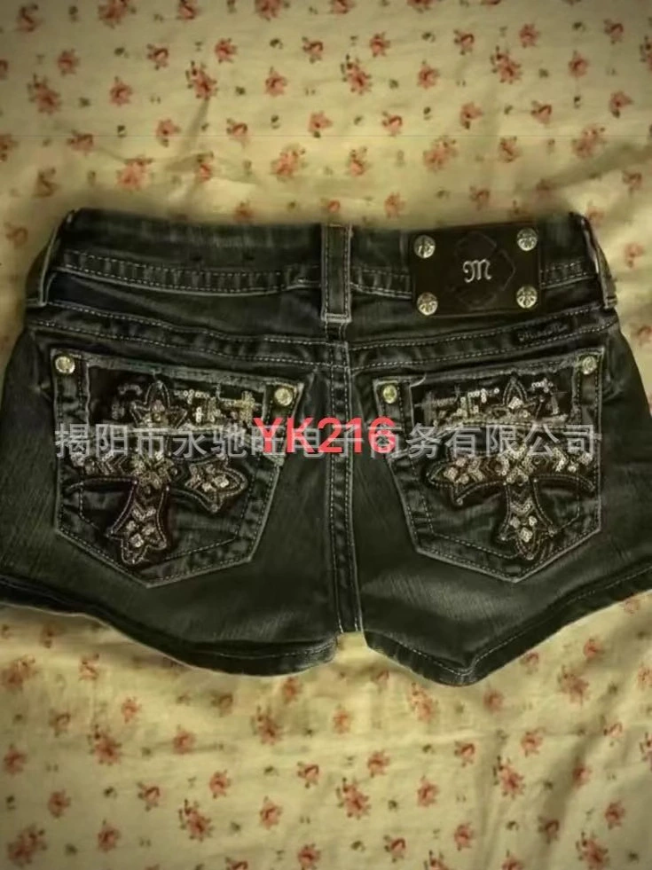 Джинсовые шорты, японский свободный крой, летний подворот, S–2XL, синий