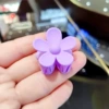 Matte, purple, flowered, 3.5cm