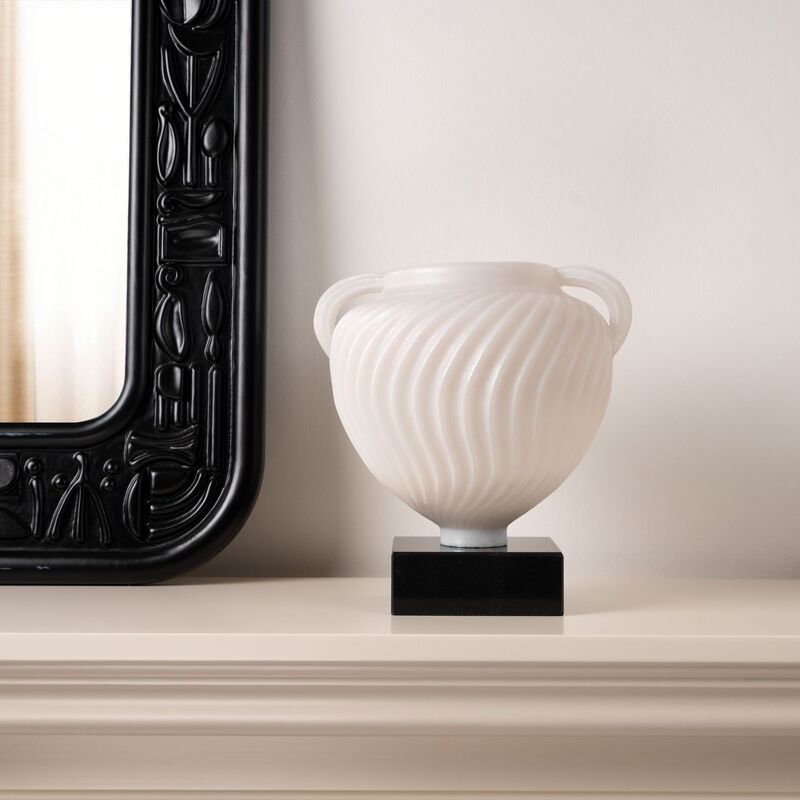 Vintage French-Style Double-Handle Vase Flower Vessel Niche Retro Home Model Room High-End Flower Arrangement Soft Decoration