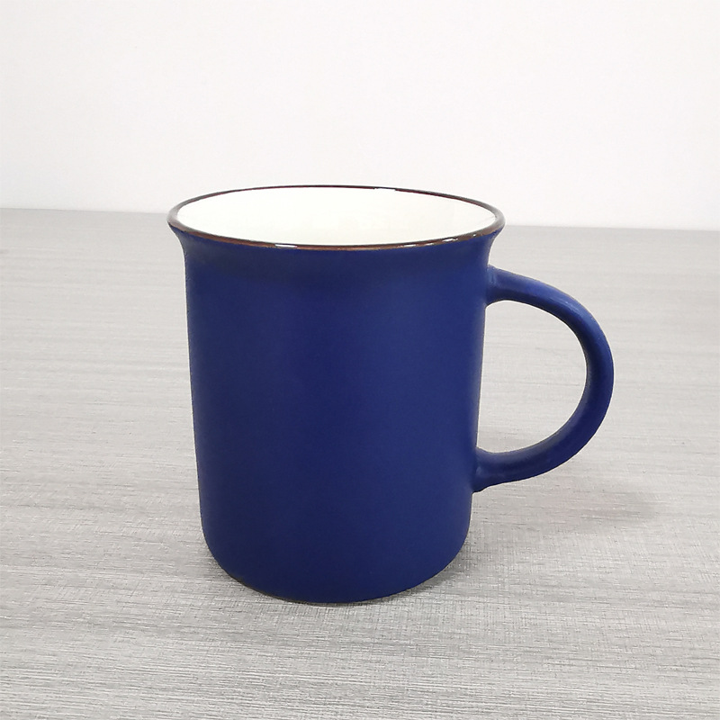 Taza de agua de procesamiento de lotes pequeños tazas de cerámica LOGO taza de agua taza de marca blanca taza de cerámica taza de café