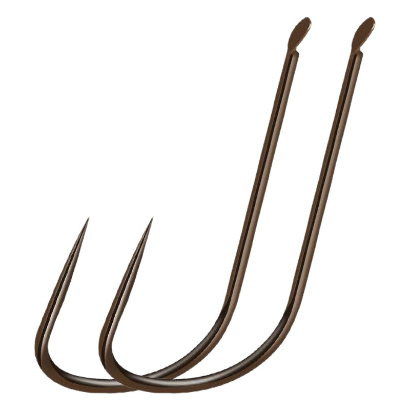 Bulk Titanium Alloy Improved Stingless Flying Knock Sleeve Super Strength Non-inverted Sharp Black Pit Competitive Fishing Gear Fishing Hook