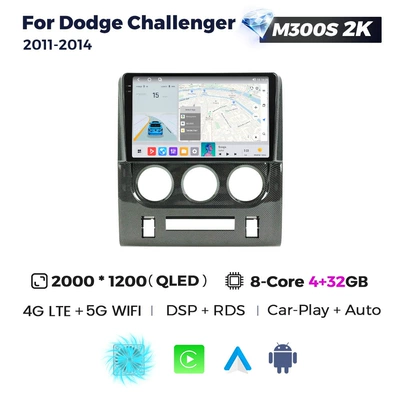 DVD Navigation — Android Car Navigator - m300s-2k-432-eight-core-full-network-communication-black
