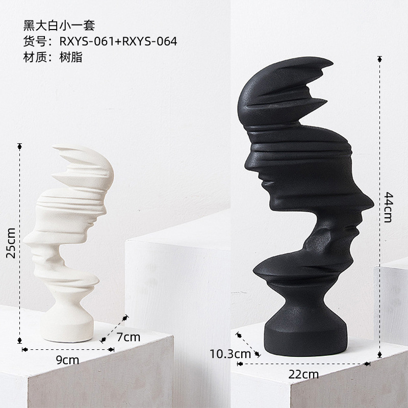 リビングルームの置物は軽くて豪華で高級な雰囲気のお酒棚の装飾品です。