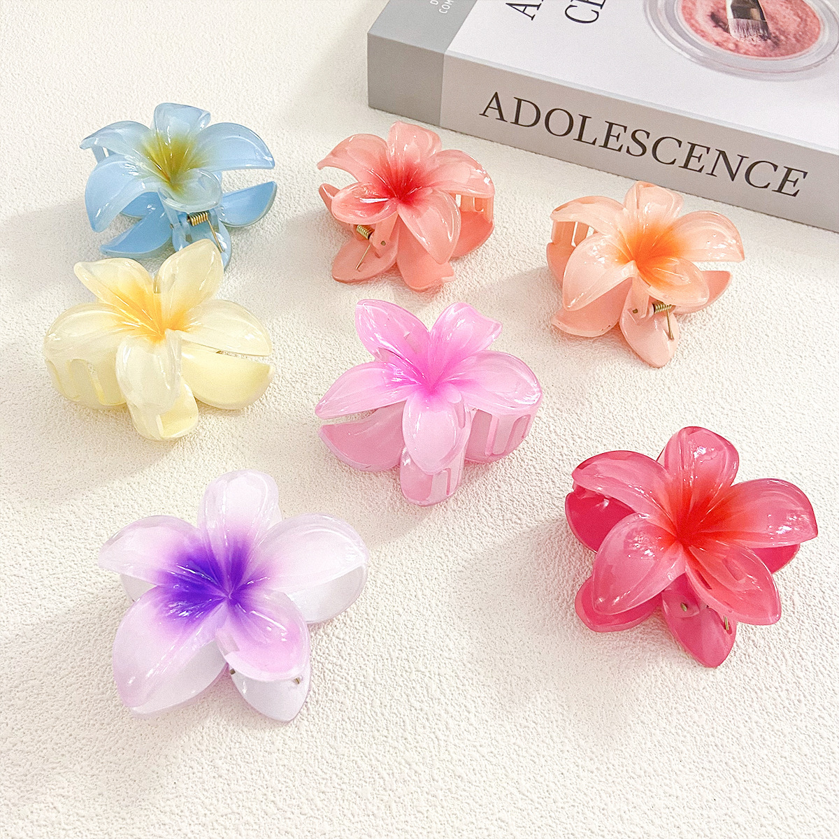 Simple Style Flower Hair Claws display picture 5