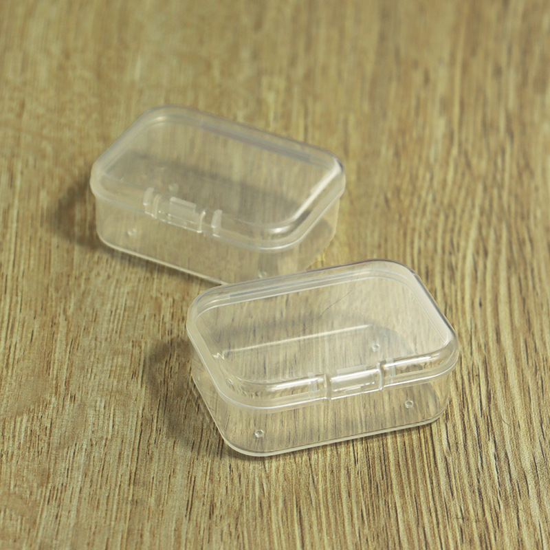 Rectangular plastic storage box