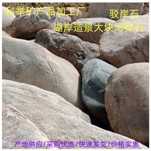 河卵石庭院景观自然风景石绿地河滩园林假山湖岸造景大块鹅卵石