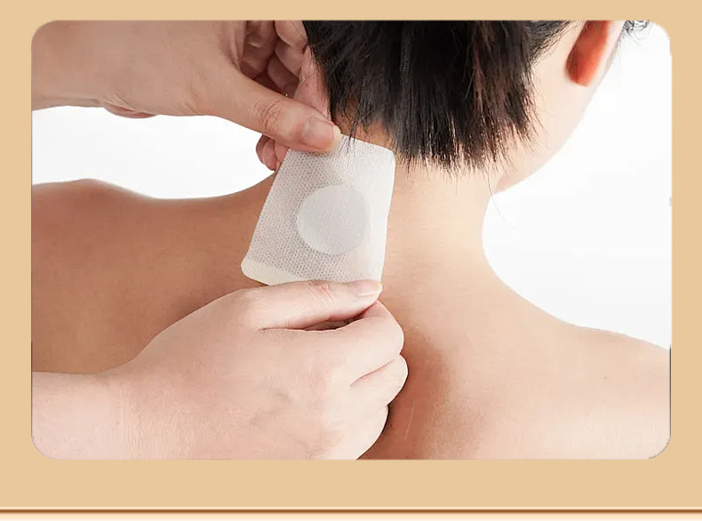Moxa Acupoint Patches 30 Patches Per Box Non-Woven Body Application Wellness Massage details