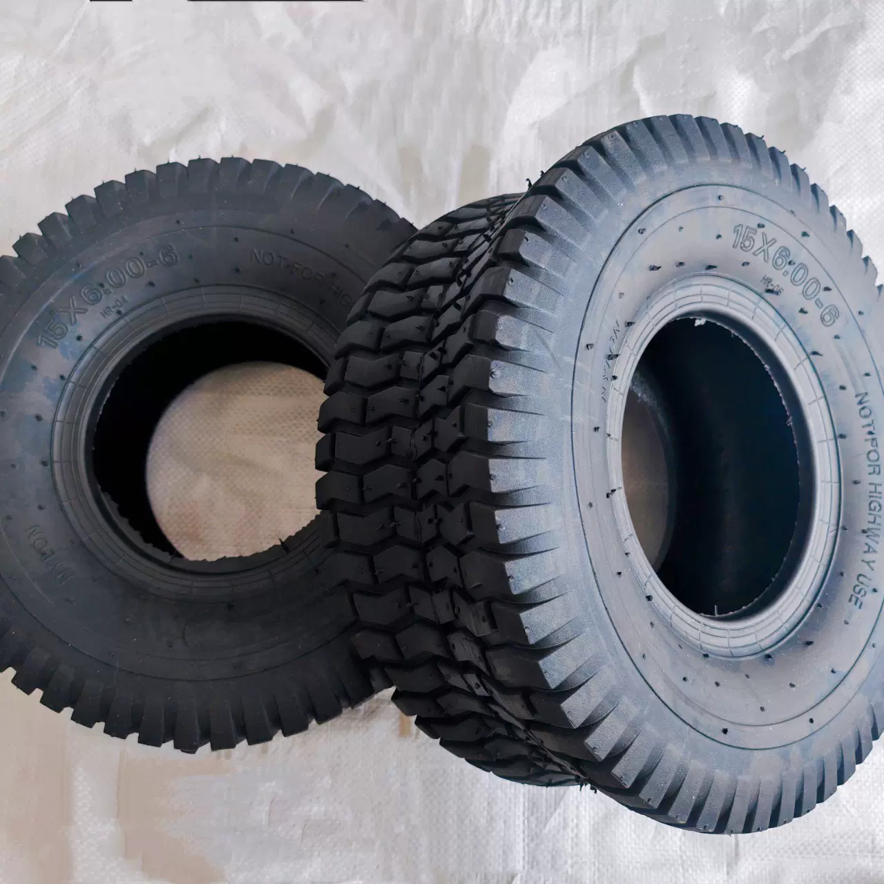 汇聚泽外胎 15x6.00-6农用车外胎批发微耕机15x600-6割草机轮胎