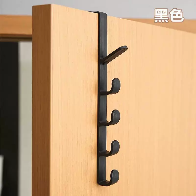 Door Rear Hook Hanger от – настенная крепежная без бурения, 27x9.5x1.6 см, 0.04 кг, белый/черный, утолщенный