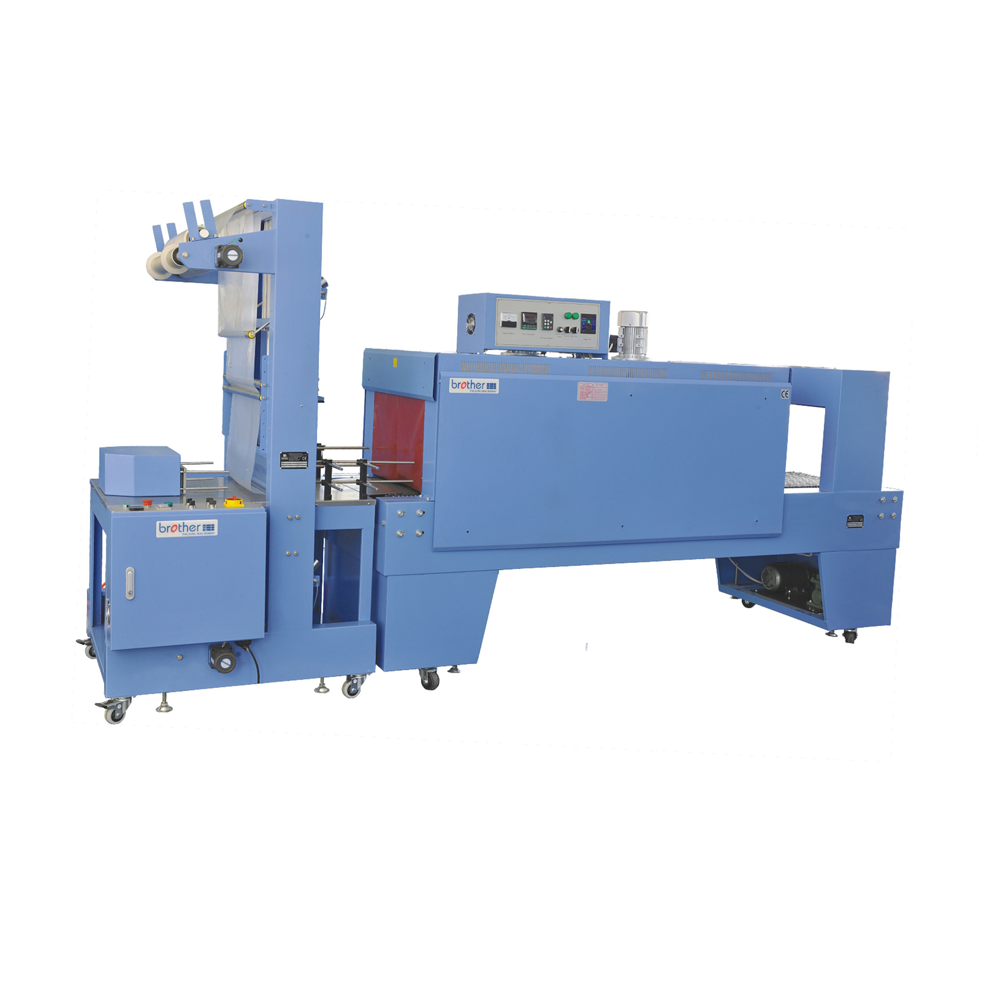 半自动袖口封切机兄弟牌收缩机纸箱包装ST6040Q封切包装机定制