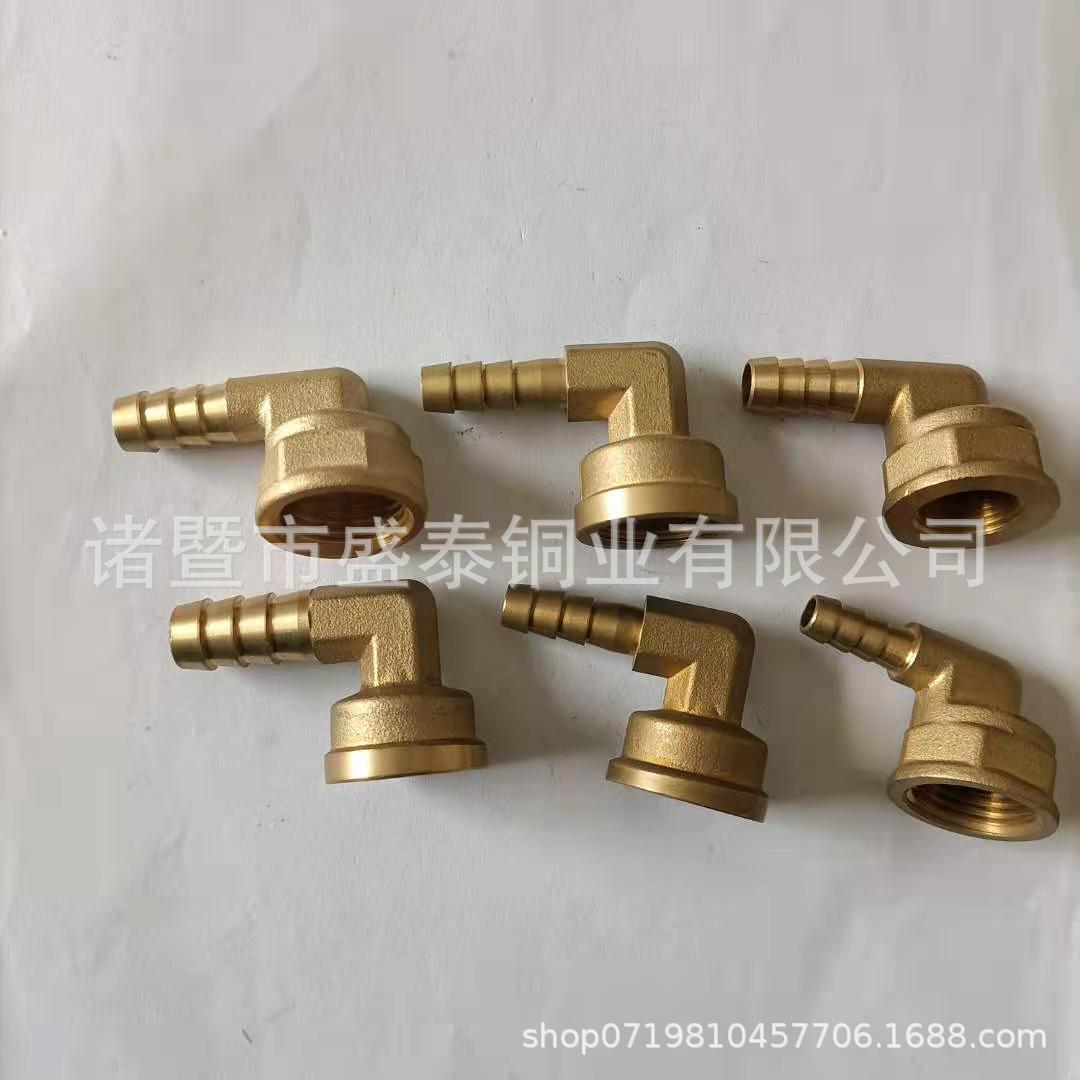 出口南美市场90°宝塔内丝弯头3/8*6 8 10 12气管L型90度直角弯头