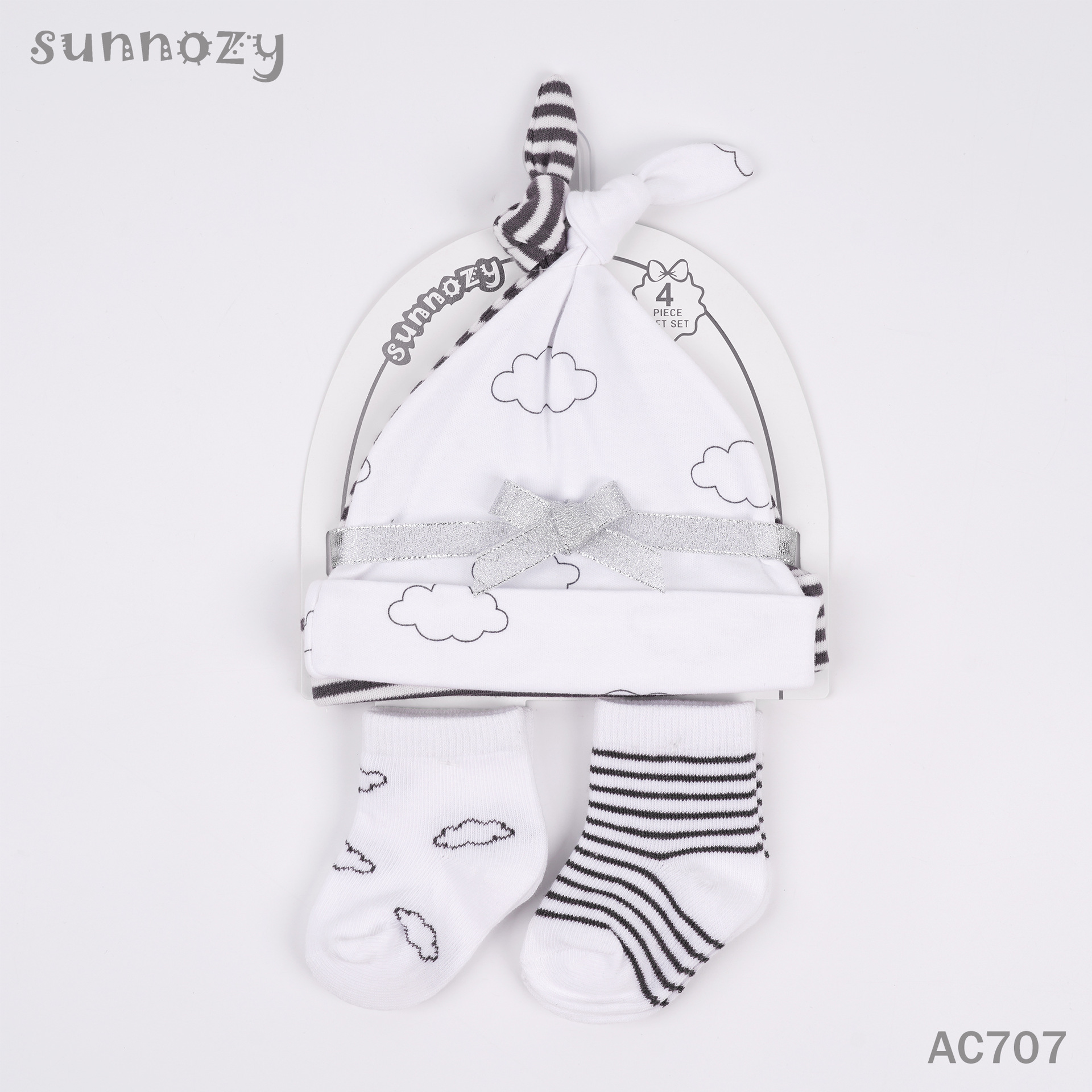 Sombreros para bebés, calcetines de 4 piezas, cuatro temporadas, bonitos bebés, gorras para bebés, accesorios para recién nacidos al por mayor image 9