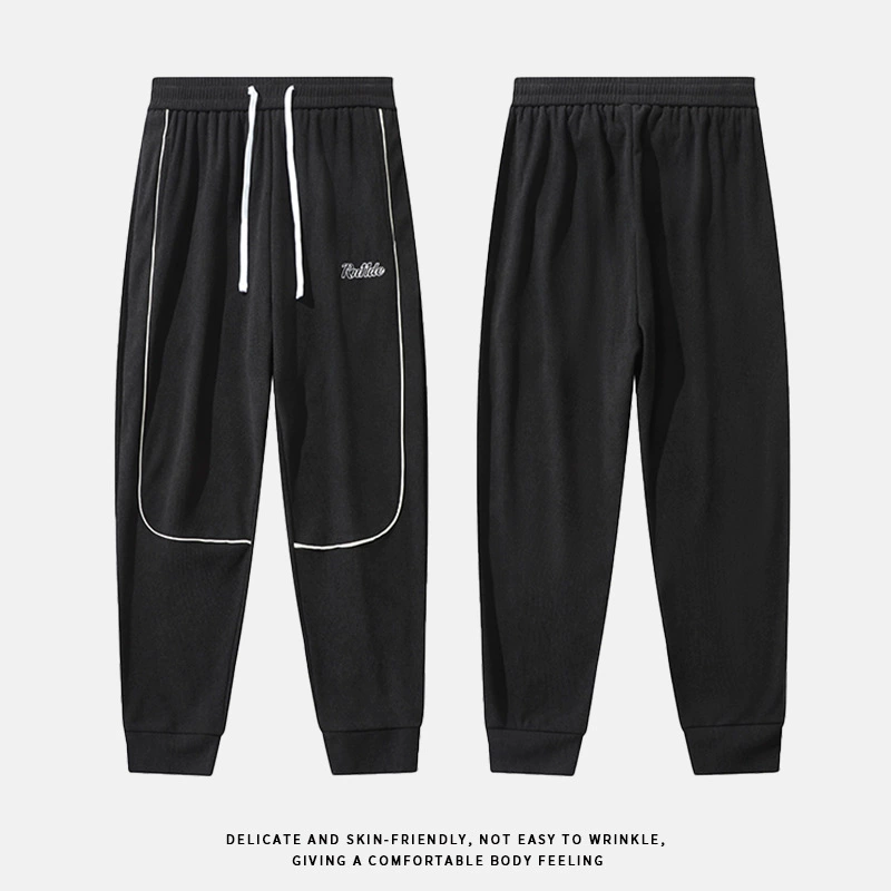 Осенние повседневные брюки, мужские и женские спортивные штаны с завязкой на щиколотке, свободные штаны, эластичные спортивные штаны на шнурке, удобные универсальные повседневные брюки
