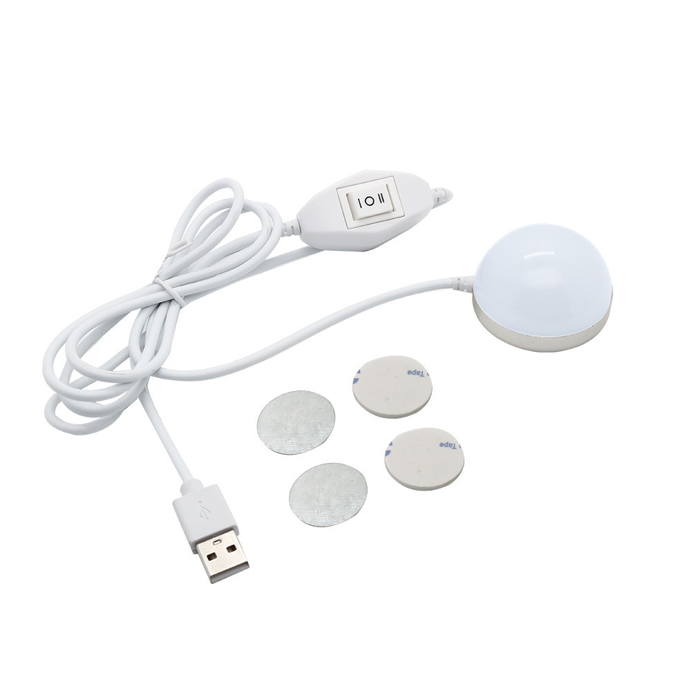 LED USB小夜灯带磁铁磁吸便携灯带线宿舍灯5V 5W两个档位可调