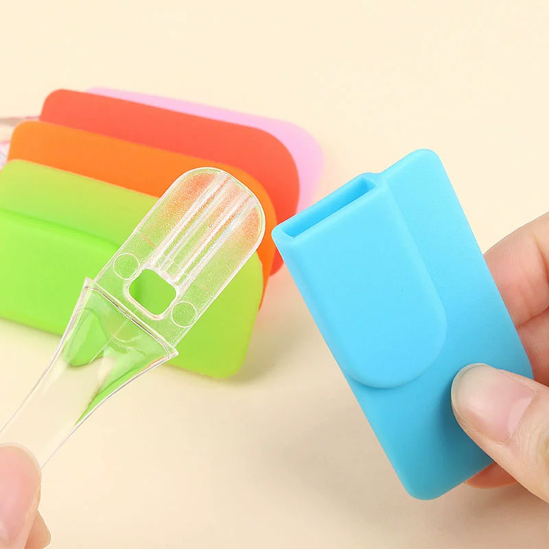 (Cross-border trading), cream silicone transparent split scraper, mixing stick
