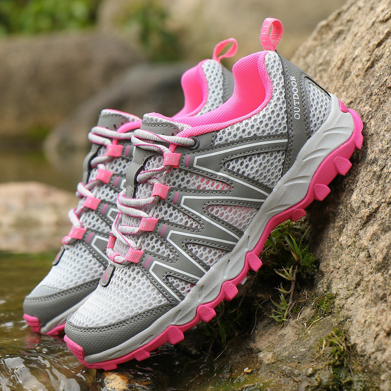 Verano EE.UU. comercio exterior malla transpirable al aire libre zapatos de montaña zapatos de senderismo antideslizantes para hombres y mujeres zapatos de entrenamiento de agua zapatos deportivos