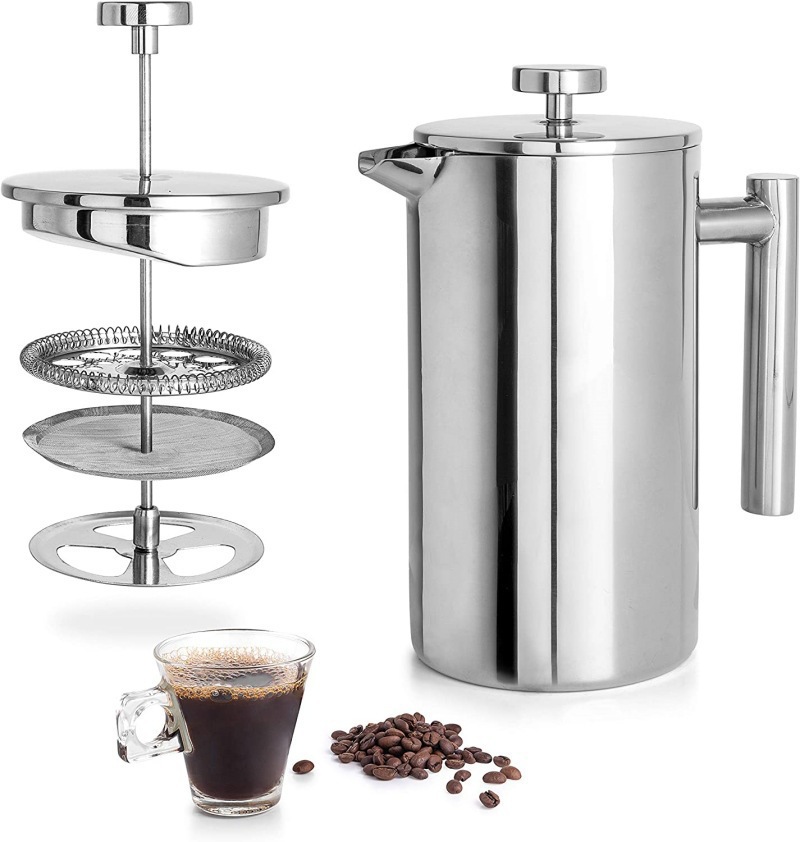French Press Coffee Maker 304 Grade Insulated Coffee pot