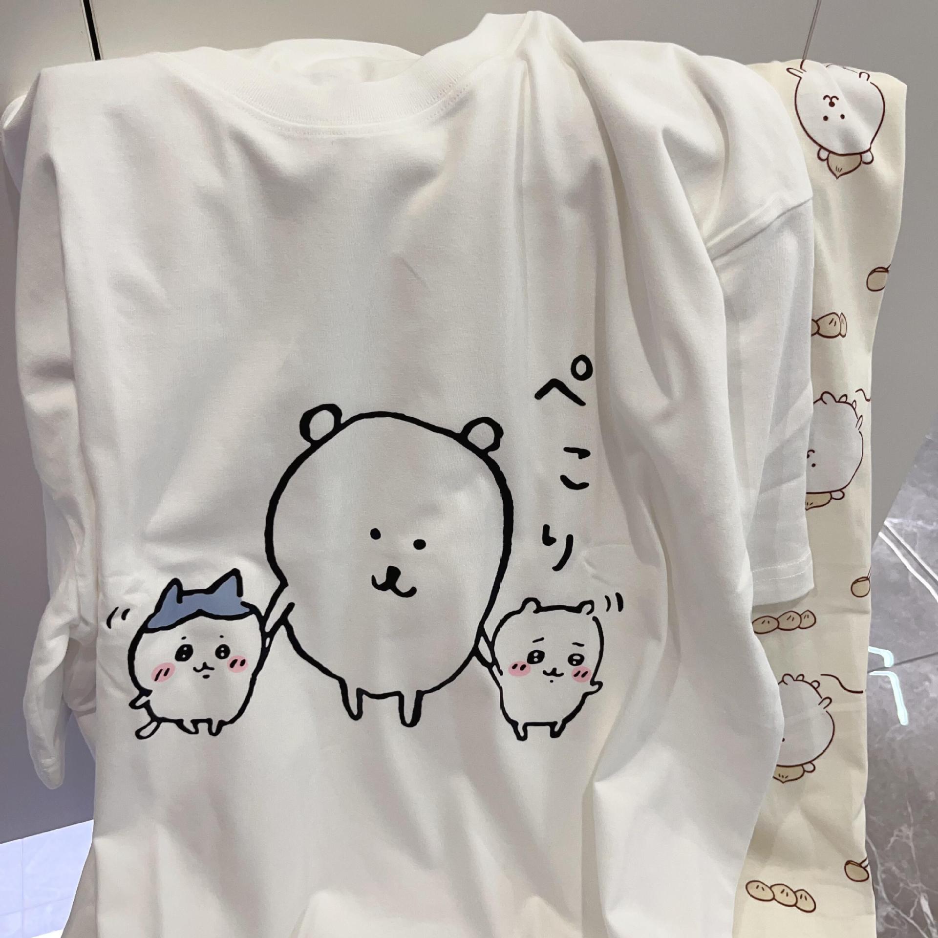 순면 반소매 Jiyi 자조 곰