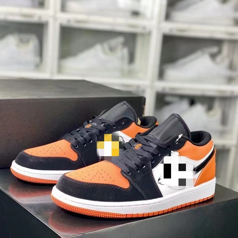 莆田 AJ1 ロートップフルヘッドレイヤーピュアオリジナル 2024 新色黒緑竹林パンダネイビーブルー男性と女性のスポーツシューズ|undefined