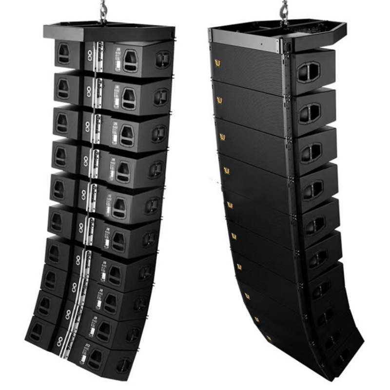 Guangdong linear array audio double 12-inch linear array matrix stage outdoor linear array high-power audio wholesale