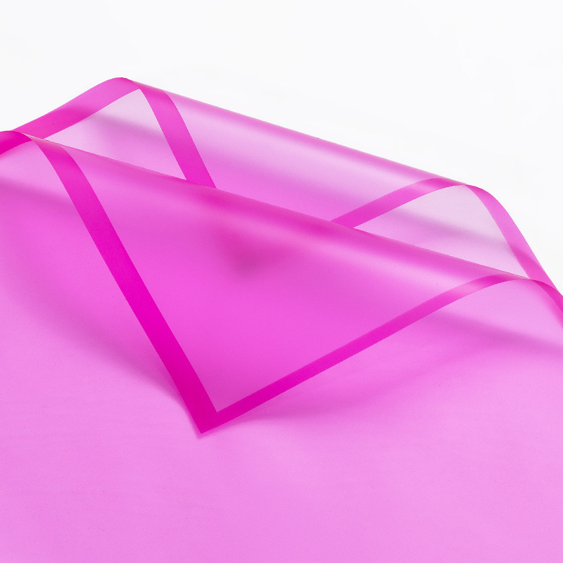 Papel de Envolver Rosa Estilo Coreano Plástico BOPP Impermeable para Ramo de Flores