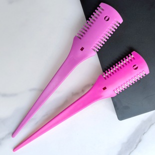 Hair cutting comb pointed tail hair cutting comb Rose Red Blade comb hair cutting machine sea scissors children hair cutting comb 1 price