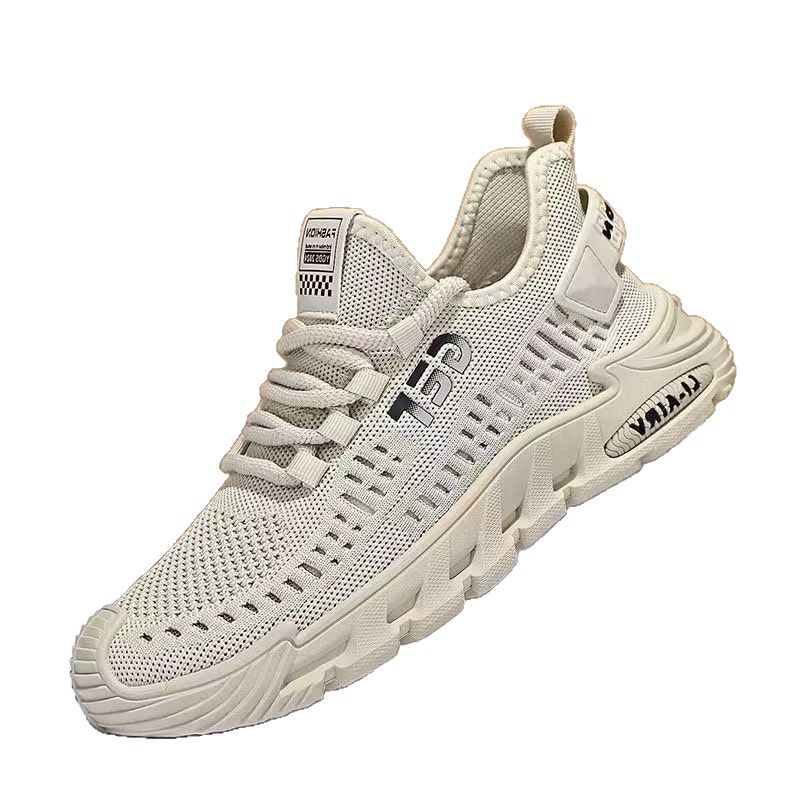 2025 nuevos zapatos voladores de verano transpirables, zapatos deportivos para correr de todo fósforo para hombres, suela suave, caminatas casuales, zapatos para hombres, cabello