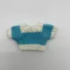 Blue background with white edge