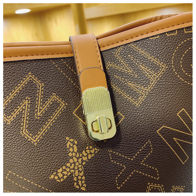 Borsa a tracolla monospalla classica versatile di vendita calda da donna 2023 con lettera stampata nuova_voghion.com