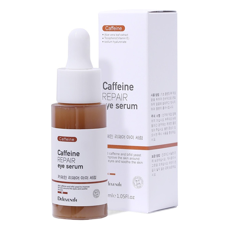 Cross-Border Korean Deleventh Caffeine Repair Eye Essence Firming Brightening Light Lines Genuine Wholesale