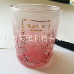 Yao Dao fairy flower water sticker candle glass water sticker Yao Dao fairy flower candle sticker candle water sticker