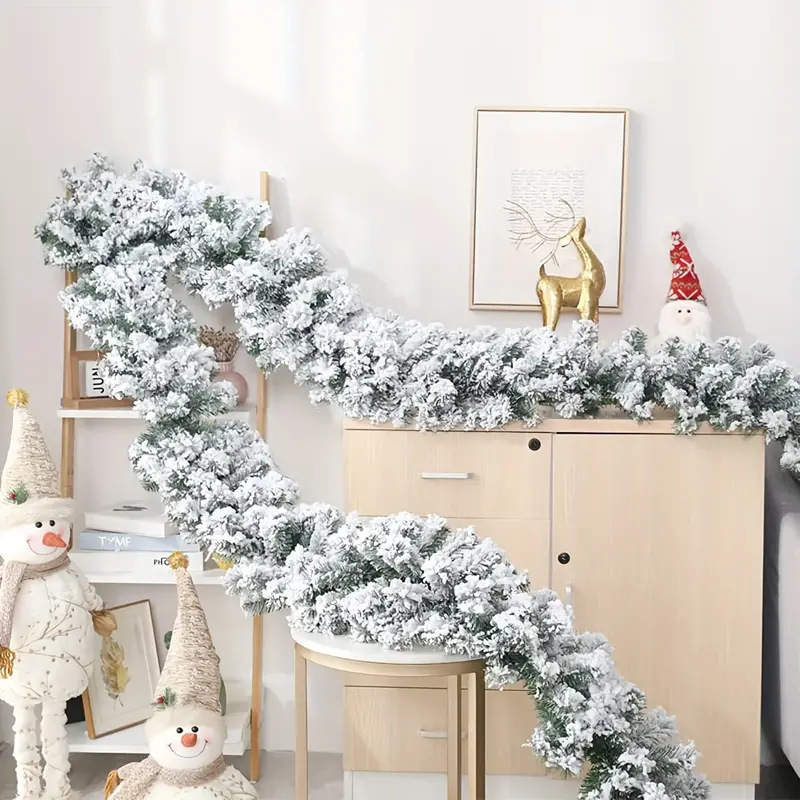 Zonghong クロスボーダー Amazon クリスマス植毛籐暖炉装飾階段装飾品 PVC 玄関ドアペンダント|undefined