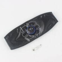 震动减脂按摩腰带微电流懒人腰部腰椎按摩仪智能无线脉冲健身腰带