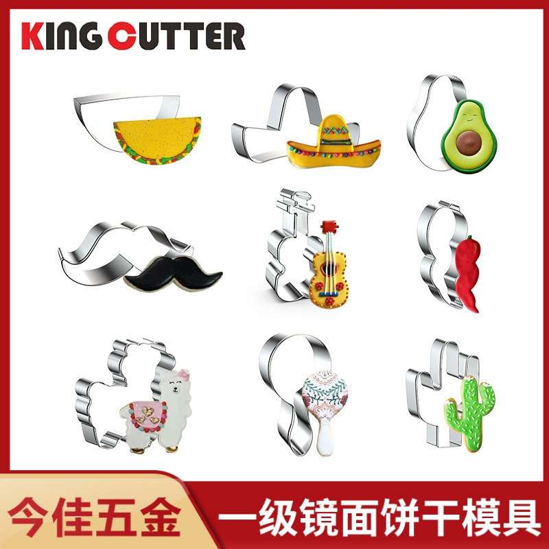 Формочка для печенья Jinjia Hardware в виде ковбойских сапог, нержавеющая сталь, для трансграничной торговли на Amazon, форма для печенья в виде кактуса