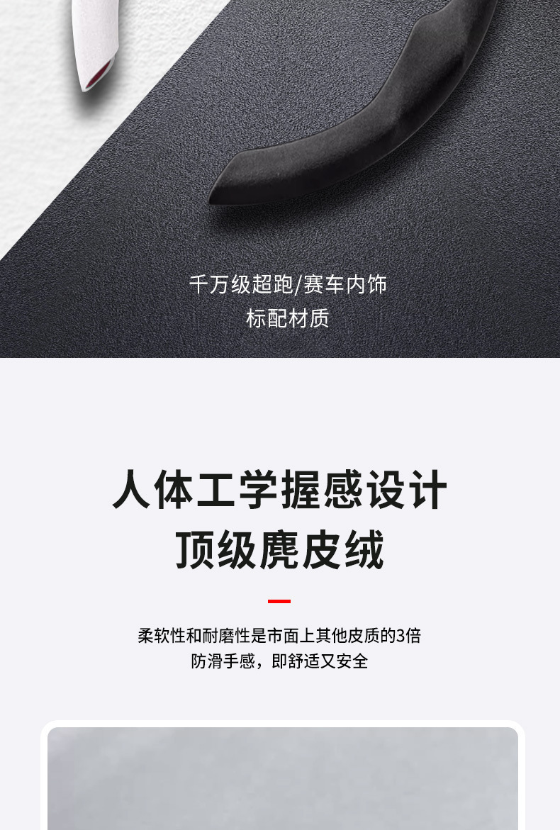 Suitable for Tesla Model Y3 Steering Wheel Cover, New Suede Steering Wheel Cover, Universal for All Seasons