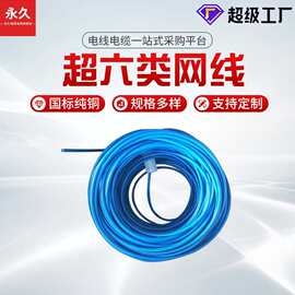 永久线缆直供网线电脑连接线6类宽带网络线CAT6千兆裸铜线芯