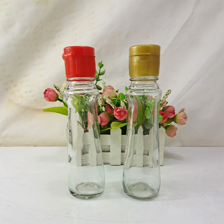 厂家直销100ml香油玻璃瓶芝麻油瓶酱油醋瓶食用油包装瓶带盖批发