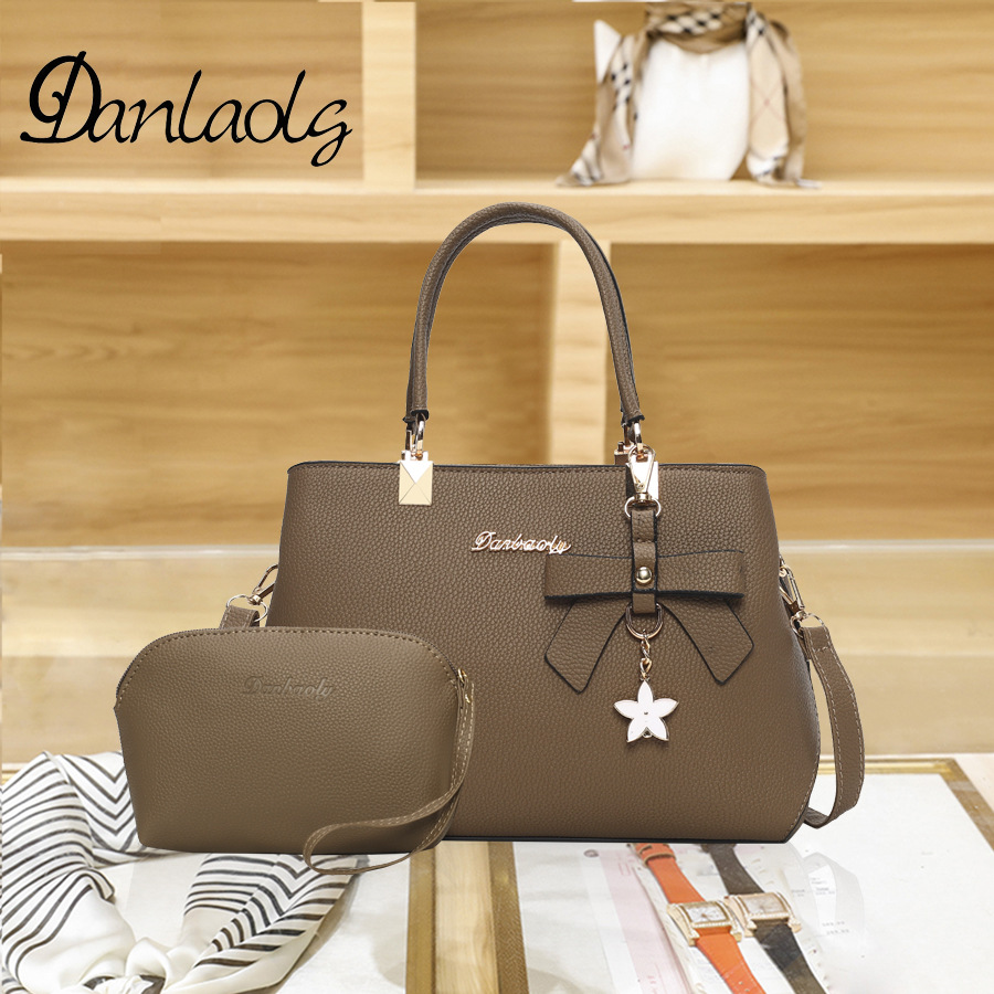 [Productos de Guangzhou] bolso de mujer de gran capacidad otoño 2025, bolso de boda con lazo de alta calidad para mujer